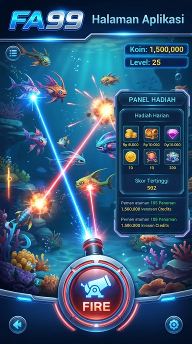Cuplikan layar menu unduhan fa99 untuk perangkat Android
